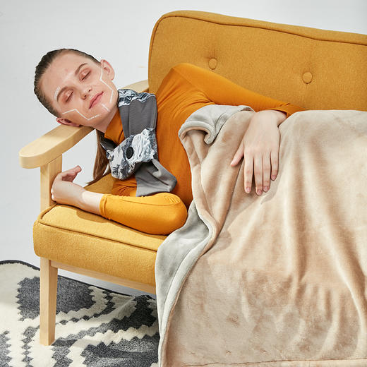 零界纤维 Zeroray 智能温控发热盖毯办公室取暖冬季被窝暖身毛毯 商品图3