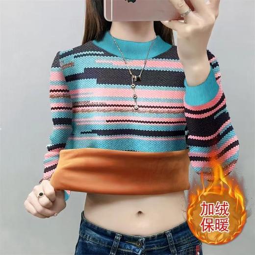 TZF-QY211122新款秋冬装民族风百搭宽松打底衫 商品图2