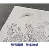 【有步骤、大彩图】李晓明工笔画白描底稿圆形小品《临宋菊丛飞蝶图》菊花蝴蝶初学者临摹花鸟线稿KC05 商品缩略图4