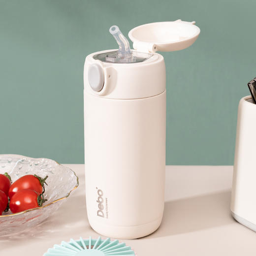 Debo德铂克罗斯316不锈钢保温杯弹跳杯 商品图5