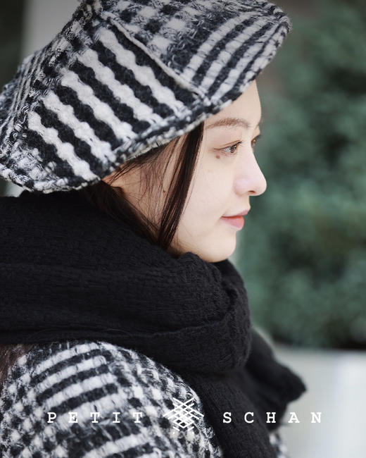 PETIT SCHAN小闪 #032 Tiny bud 小荷尖尖 日本进口纯羊毛面料设计款法式画家帽 商品图5
