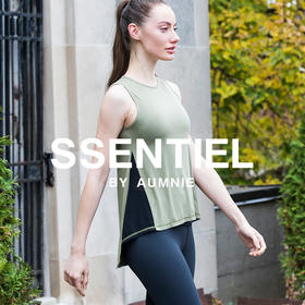 Side Mesh Hi Lo Tank / 侧网高低背心