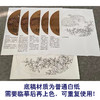 【有步骤、大彩图】李晓明工笔画白描底稿小品《临宋野卉秋鹑图》鹌鹑初学者临摹花鸟线稿KC09 商品缩略图3