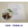 【有步骤、大彩图】李晓明工笔白描底稿圆形小品《葡萄草虫》蝈蝈初学者临摹花鸟线稿KB35 商品缩略图2