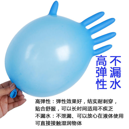 丁晴一次性蓝色手套【100只/盒】 商品图1