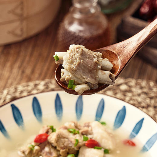 【原切羊排 肉质鲜嫩】双实清炖羊排罐头 500g 清真熟食 呼伦贝尔特产 草原散养羔羊 延续传统老味道 商品图1