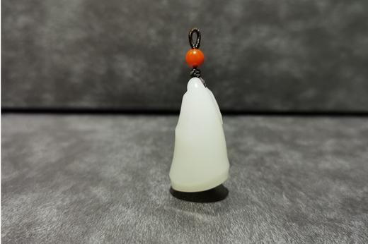 【御珠宫坊】羊脂白玉竹节挂件 商品图1