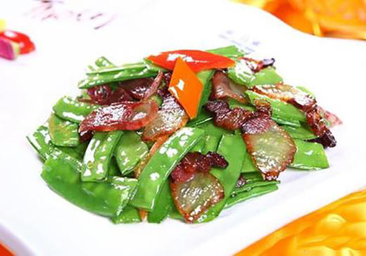 荷兰豆炒腊味(份) 商品图0