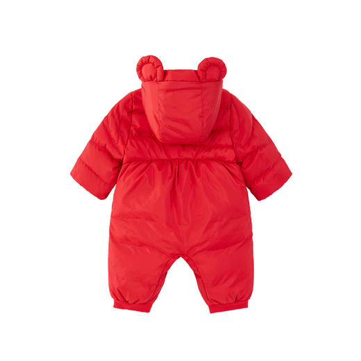 英氏-童衣类（冬）E1新羽帽蛤婴粟红80CM 商品图1