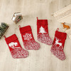 【日用百货】-新款圣诞节装饰用品圣诞树吊件挂件礼物袋绒毛针织圣诞袜子 商品缩略图2