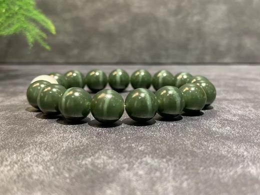 【御珠宫坊】和田玉塔青手串 商品图4