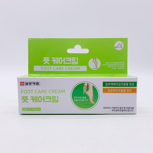 【一般贸易中文标】韩国一洋脚裂膏后脚跟干裂神器足跟皲裂足裂润护护脚足霜60g 商品图3