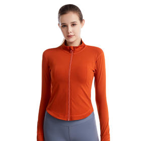 HWT华威特新款秋冬季柔软塑形户外运动休闲外套瑜伽服H290125