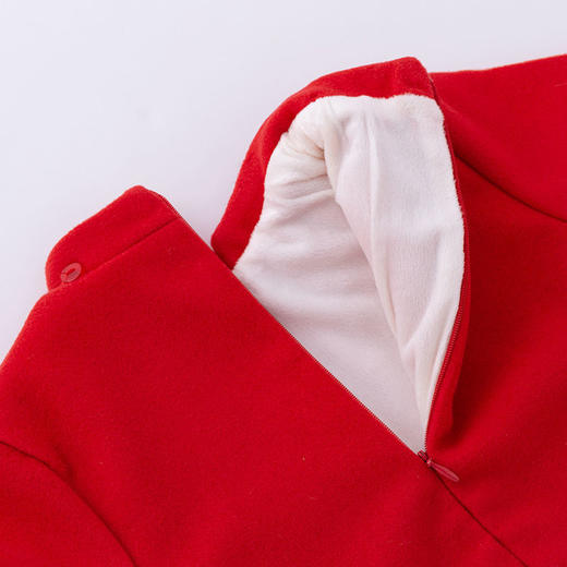 贝贝怡儿童汉服童装汉服公主裙娃娃领秋冬款洋气舒适保暖喜庆 商品图7