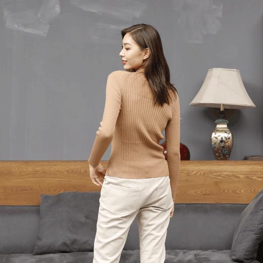 宗洋半高领套头修身针织衫BDK3TB7972-75 商品图3