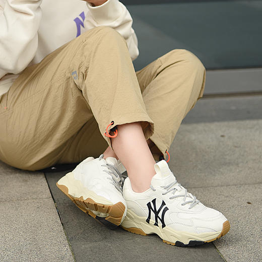 MLB	休闲鞋男鞋女鞋2021秋季新款NY厚底鞋子老爹鞋运动鞋3ASHC601N 商品图2