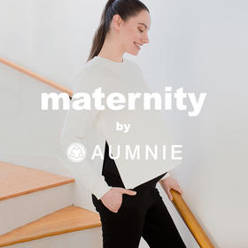 孕妇圆领开叉长袖卫衣 / Maternity Split Side Sweatshirt