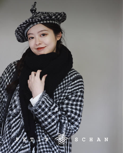 PETIT SCHAN小闪 #032 Tiny bud 小荷尖尖 日本进口纯羊毛面料设计款法式画家帽 商品图10