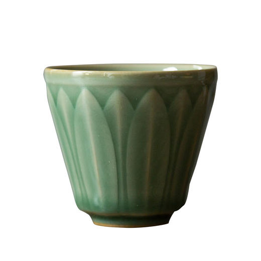 茶香记 越窑青釉主人杯 莲花杯 品茗杯 茶道零配 功夫茶具 茶道 商品图4