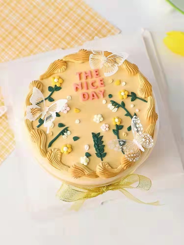 【甜久荟 你若盛开 蝴蝶自来】 纯动物鲜奶蛋糕 无化学添加 低糖 好吃又健康