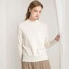 Famecoco范可儿半高领针织衫女冬长袖气质毛衣F218DC006 商品缩略图3