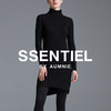 高领修身开衩针织裙 / Turtleneck Knit Dress w Slits 商品缩略图0