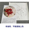 【有步骤、大彩图】李晓明工笔画白描底稿圆形小品《朱砂荷》荷花临摹勾线花鸟线稿KB06 商品缩略图2