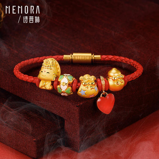 守护系列黄金本命佛转运珠足金Q版佛菩萨HP4217 商品图0