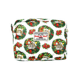 HUJI祤集Motley收纳包插画猫咪圣诞