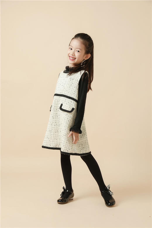 非质量问题不退换哦~pureshare蓬纱馆编织星光连衣裙公主裙女童连衣裙秋冬 商品图4