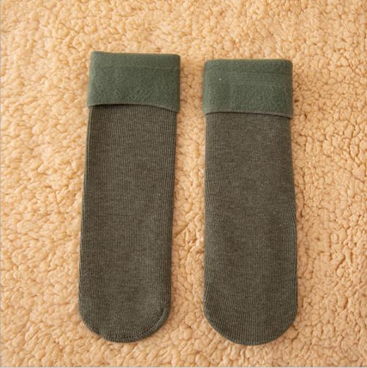 【5双装 行走中的“暖宝宝”】袜子女冬季加绒加厚雪地袜蓄热保暖堆堆袜情侣中筒袜月子地板袜 商品图9