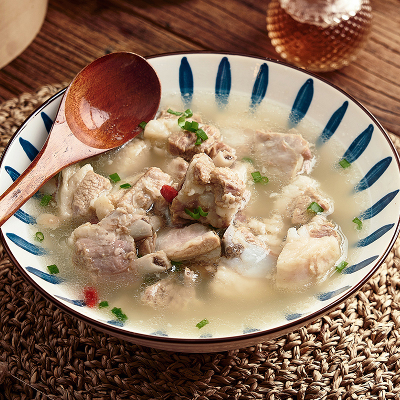 【原切羊排 肉质鲜嫩】双实清炖羊排罐头 500g 清真熟食 呼伦贝尔特产 草原散养羔羊 延续传统老味道