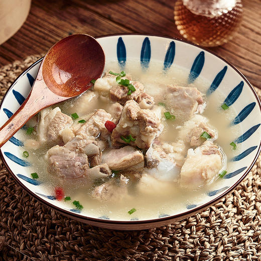 【原切羊排 肉质鲜嫩】双实清炖羊排罐头 500g 清真熟食 呼伦贝尔特产 草原散养羔羊 延续传统老味道 商品图0