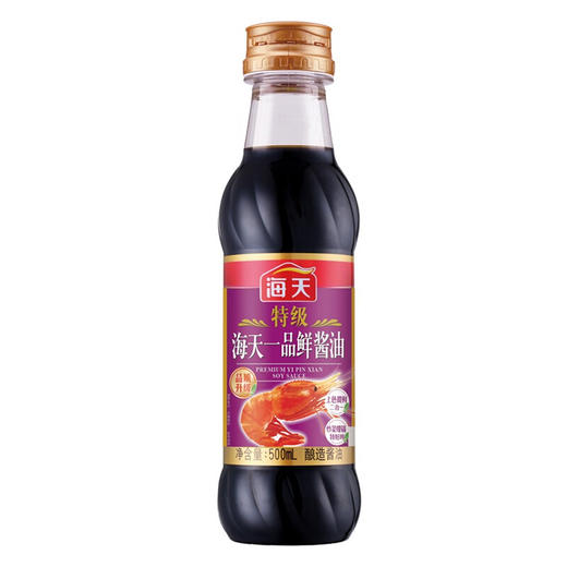 海天特级一品鲜酱油500ml 商品图0