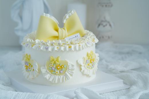 黄色碎花蝴蝶结（提前1天以上预订） 商品图0