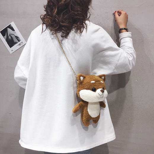 圣诞可爱毛绒小包包女新款百搭卡通玩偶 商品图4