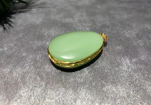 【御珠宫坊】金镶碧玉吊坠 商品图3