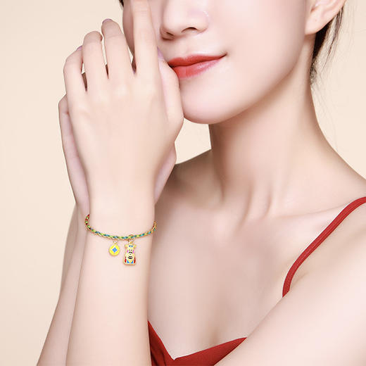 潮宏基小神仙系列财神足金挂坠（不含配饰） 商品图2