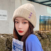 秋冬季韩版时尚潮牌百搭显脸小毛线帽女时尚日系学生加绒保暖针织帽潮 商品缩略图1