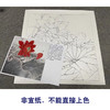 【有步骤、大彩图】李晓明工笔画白描底稿斗方小品《红荷艳阳天》红荷花初学者临摹花鸟线稿KE05 商品缩略图2