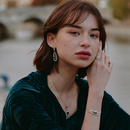 【刘忻&李若彤同款】Hope希望系列｜转角耳坠 商品图1