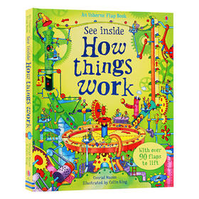 万物运转的秘密 英文原版 See Inside How Things Work 偷偷看里面系列 Usborne 儿童英语启蒙纸板翻翻立体书 英文版进口原版书籍