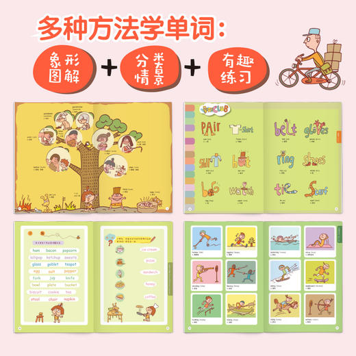分类速记儿童英语单词启蒙书 商品图4