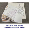 【有步骤、大彩图】李晓明工笔画白描底稿斗方小品《灿若云霞》牡丹蝴蝶初学者临摹花鸟线稿KD27 商品缩略图1