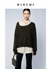HIDEMI 美利奴羊毛系列经典圆领廓形厚款大毛衣 商品缩略图9