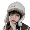 新款韩版新款秋冬季雷锋帽女，时尚加厚毛绒设计，不仅能御寒还能防风护耳。男女通用的户外保暖帽子潮款，让你展现时尚品味的同时保持温暖，成为你秋冬季必备的时尚单品！ 商品缩略图4