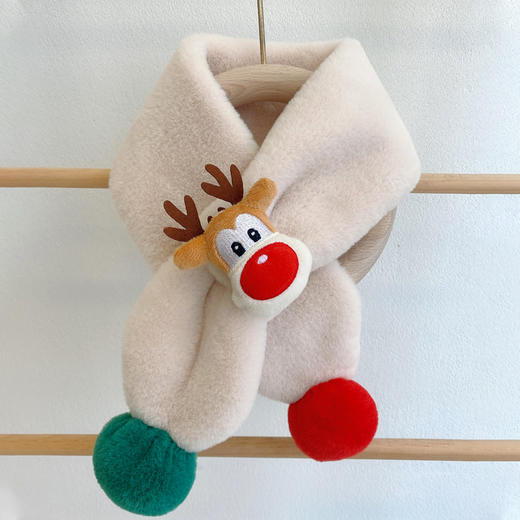 【圣诞宝宝围脖】秋冬韩版儿童围巾新款婴幼儿冬季可爱加绒保暖 商品图11