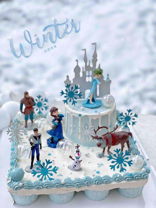 冰雪奇缘主题蛋糕，杯子+主蛋糕，新派组合 商品图5