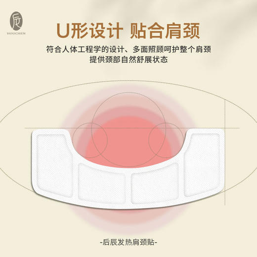 「肩颈酸、疲克星」简直太舒服了！后辰发热肩颈贴 8小时持续恒温 享受肩颈SPA 赶走疲惫10袋/盒 商品图3
