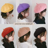 【儿童贝雷帽】宝宝帽子秋冬韩版时尚女童羊毛保暖蓓蕾帽画家帽 商品缩略图0